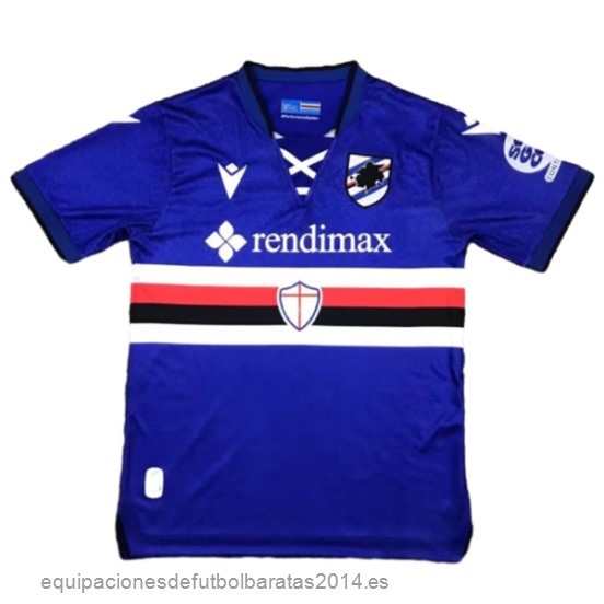 Nuevo Tailandia 1ª Camiseta Sampdoria 24/25 Azul Baratas